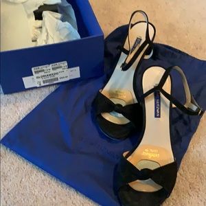 Stewart weitzman sandals. Suede. With insole.